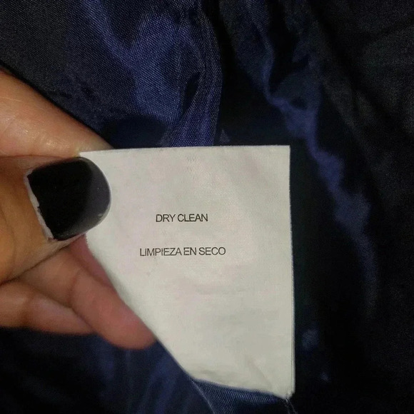 Takara Diamond Quilted Puffer Vest Navy Blue & Brown Faux Suede Size Medium - Picture 3 of 10